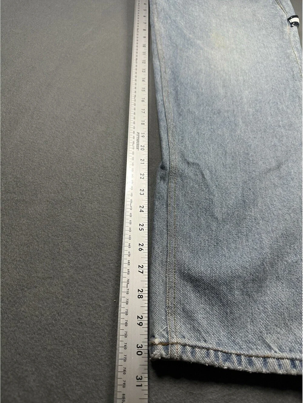 Mens Tommy Hilfiger Baggy Carpenter Jeans Blue Y2K Vintage Streetwear 34x30